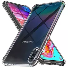 Чехол бампер Anomaly Rugged Crystall для Samsung Galaxy A30s Crystal Clear (Прозрачный)