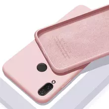 Чехол бампер Anomaly Silicone для Samsung Galaxy A30s Sand Pink (Песочно-розовый)