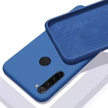 Чехол бампер Anomaly Silicone для Samsung Galaxy A21 Blue (Синий)