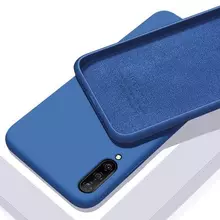 Чехол бампер Anomaly Silicone для Samsung Galaxy A70 Blue (Синий)