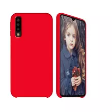 Чехол бампер Anomaly Silicone для Samsung Galaxy A30s Red (Красный)