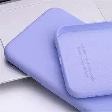 Чехол бампер Anomaly Silicone для Samsung Galaxy A70s Violet (Фиолетовый)