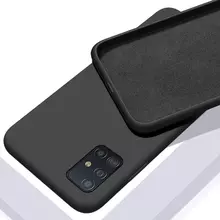 Чехол бампер Anomaly Silicone для Samsung Galaxy M51 Black (Черный)