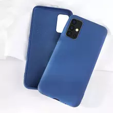 Чехол бампер Anomaly Silicone для Samsung Galaxy A71 Blue (Синий)