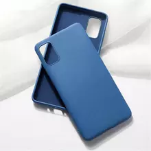 Чехол бампер Anomaly Silicone для Samsung Galaxy S10 Lite Blue (Синий)