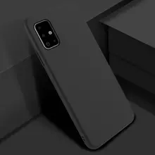 Чехол бампер Anomaly Silicone для Samsung Galaxy S20 Black (Черный)