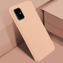 Чехол бампер Anomaly Silicone для Samsung Galaxy S20 Sandstone Pink (Песочно-розовый)