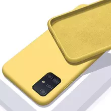 Чехол бампер Anomaly Silicone для Samsung Galaxy S20 FE Yellow (Желтый)