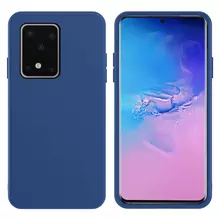 Чехол бампер Anomaly Silicone для Samsung Galaxy S20 Ultra Blue (Синий)