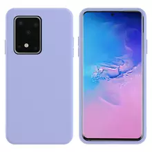 Чехол бампер Anomaly Silicone для Samsung Galaxy S20 Ultra Purple (Пурпурный)