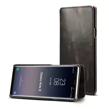 Чехол книжка для Samsung Galaxy Note 9 Anomaly Wax Oil Black (Черный)