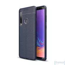 Чехол бампер Anomaly Leather Fit Case для Samsung Galaxy A9 2018 Blue (Синий)