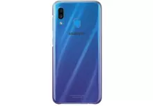 Оригинальный Чехол бампер Samsung Gradation Cover для Samsung Galaxy A40 Violet (Фиолетовый) EF-AA405CVEGWW