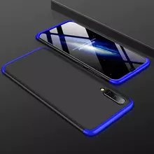 Чехол бампер GKK Dual Armor Case для Samsung Galaxy A50 (2019) Black\Blue (Черный\Синий)