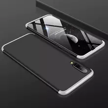 Чехол бампер GKK Dual Armor Case для Samsung Galaxy A50 (2019) Black\Silver (Черный\Серебристый)