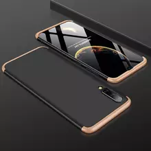 Чехол бампер GKK Dual Armor Case для Samsung Galaxy A70 (2019) Black\Gold (Черный\Золотистый)