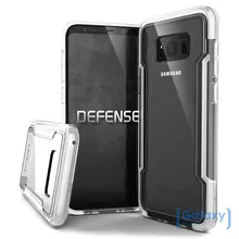 Чехол бампер X-Doria Defense Clear Case для Samsung Galaxy S8 White (Белый)