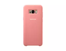 Оригинальный Чехол бампер Samsung Silicone Cover для Samsung Galaxy S8 Pink (Розовый)
