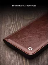 Чехол книжка Qialino Magnetic Classic Leather Case для Samsung Galaxy S10 Plus Brown (Коричневый)