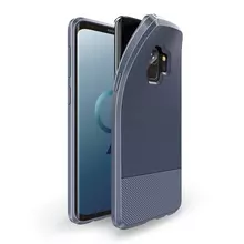 Чехол бампер Dux Ducis Carbon Magnetic Case для Samsung Galaxy S9 Plus Navy Blue (Синий)