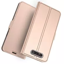 Чехол книжка Dux Ducis Skin Pro Case для Samsung Galaxy A80 Rose Gold (Розовое золото)