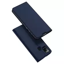 Чехол книжка Dux Ducis Skin Pro Case для Samsung Galaxy A21s Blue (Синий)