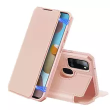Чехол книжка Dux Ducis Skin X Series Magnetic Flip Case для Samsung Galaxy A21s Pink (Розовый)