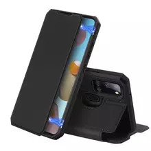 Чехол книжка Dux Ducis Skin X Series Magnetic Flip Case для Samsung Galaxy A21s Black (Черный)