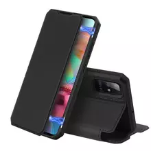 Чехол книжка Dux Ducis Skin X Series Magnetic Flip Case для Samsung Galaxy A71 Black (Черный)