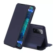 Чехол книжка Dux Ducis Skin X Series Magnetic Flip Case для Samsung Galaxy S20 FE Blue (Синий)