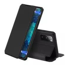 Чехол книжка Dux Ducis Skin X Series Magnetic Flip Case для Samsung Galaxy S20 FE Black (Черный)