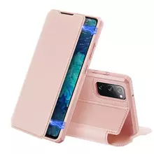 Чехол книжка Dux Ducis Skin X Series Magnetic Flip Case для Samsung Galaxy S20 FE Pink (Розовый)