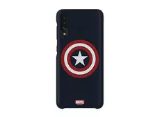 Оригинальный Чехол бампер Samsung Galaxy Friends Marvel Series для Samsung Galaxy A70s Captain America (Капитан Америка)