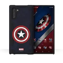 Оригинальный Чехол бампер Samsung Galaxy Friends Marvel для Samsung Galaxy Note 10 Captain America (Капитан Америка) GP-FGN970HIJBU
