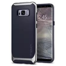 Чехол бампер Spigen Case Neo Hybrid для Samsung Galaxy S8 Plus Silver Arctic (Серебряная Арктика)