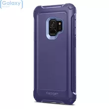 Чехол бампер Spigen Case ProGuard Series для Samsung Galaxy S9 Plus Deep Purple (Темно-Фиолетовый)