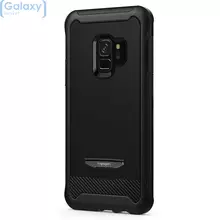 Чехол бампер Spigen Case Reventon Series для Samsung Galaxy S9 Plus Black (Черный)