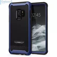 Чехол бампер Spigen Case Reventon Series для Samsung Galaxy S9 Metallic Blue (Синий)