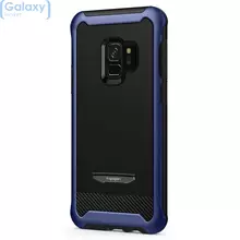Чехол бампер Spigen Case Reventon Series для Samsung Galaxy S9 Plus Metallic Blue (Синий)