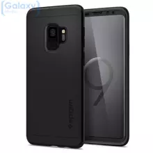 Чехол бампер Spigen Case Thin Fit 360 Series для Samsung Galaxy S9 (Черный)
