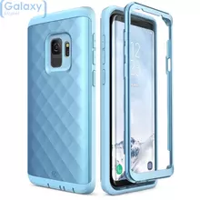 Чехол бампер Clayco Hera Full-Body Case with Screen Protector для Samsung Galaxy S9 Plus Blue (Синий)