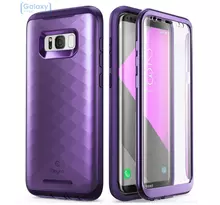 Чехол бампер Clayco Hera Full-Body Case with Screen Protector для Samsung Galaxy S8 Plus G955F Purple (Пурпурный)