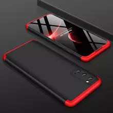 Чехол бампер GKK Dual Armor для Samsung Galaxy Note 20 Black\Red (Черный\Красный)
