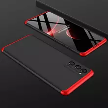 Чехол бампер GKK Dual Armor для Samsung Galaxy S20 FE Black\Red (Черный\Красный)
