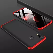 Чехол бампер GKK Dual Armor Case для Samsung Galaxy A40 (2019) Black\Red (Черный\Красный)
