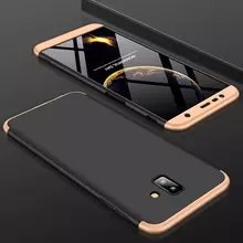 Чехол бампер GKK Dual Armor Case для Samsung Galaxy J6 Prime (2018) Black\Gold (Черный\Золотистый)
