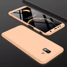 Чехол бампер GKK Dual Armor Case для Samsung Galaxy J6 Prime (2018) Gold (Золотистый)