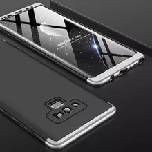 Чехол бампер GKK Dual Armor Case для Samsung Galaxy Note 9 Black/Silver (Черный/Серебряный)