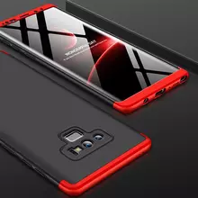 Чехол бампер GKK Dual Armor Case для Samsung Galaxy Note 9 Black/Red (Черный/Красный)