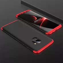 Чехол бампер GKK Dual Armor Case для Samsung Galaxy S9 Black\Red (Черный\Красный)